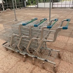 4x Tuincentrum winkelwagens